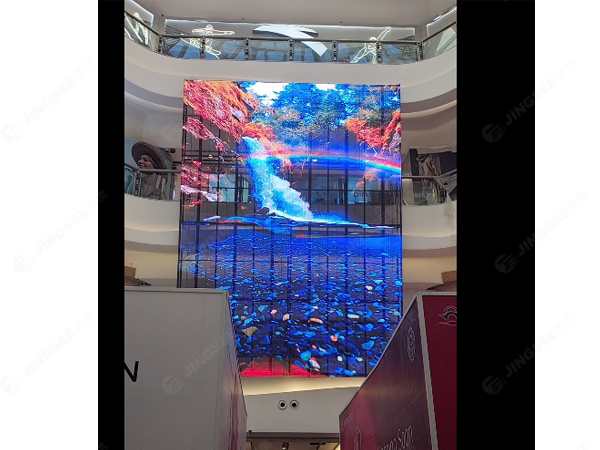 北京新世界百货中心P3.91透明屏